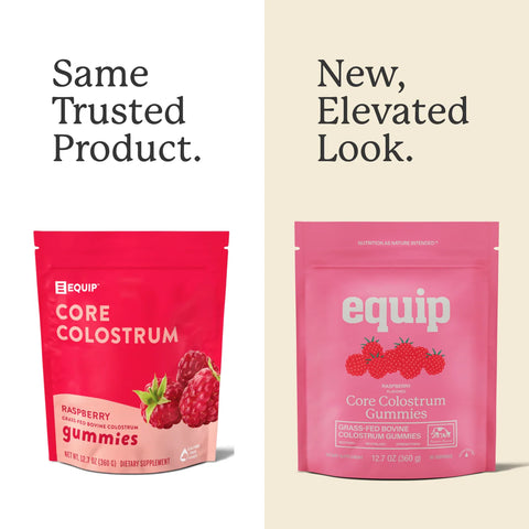 Equip Core Colostrum Gummies - Raspberry Colostrum Supplements Gummies Equip Foods
