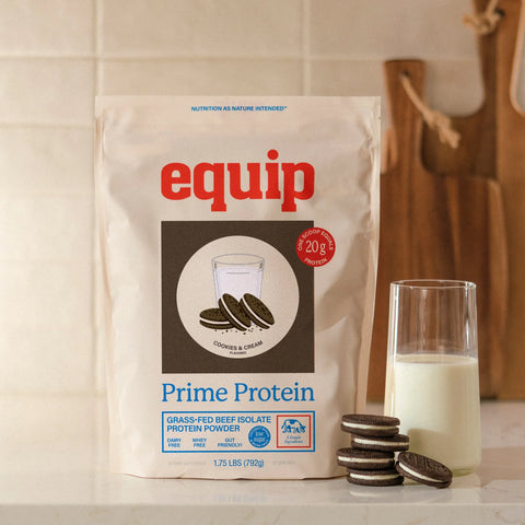 Equip Prime Protein Cookies & Cream (Stevia Free) Dietary Supplement Equip Foods