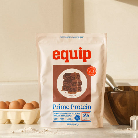 Equip Prime Protein Chocolate (1.98 LBS) (Stevia Free) Dietary Supplement Equip Foods