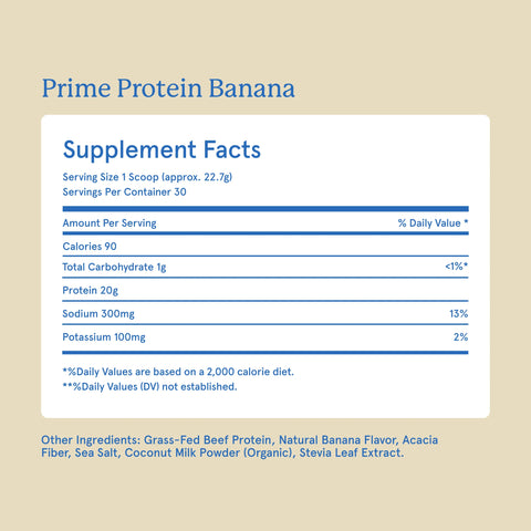 Equip Prime Protein Banana (Low Sugar)