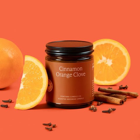 Fontana Candle Co. Cinnamon Orange Clove Jar Candle