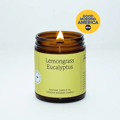 Fontana Candle Co. Lemongrass Eucalyptus Jar Candle Candle Fontana Candle Co