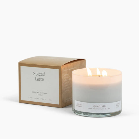 Fontana Candle Co. Spiced Latte 3-Wick Candle