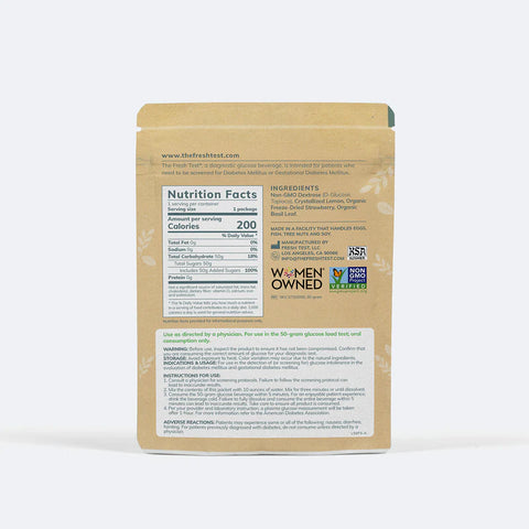The Fresh Test 50g Glucose Powder [1 Serving]
