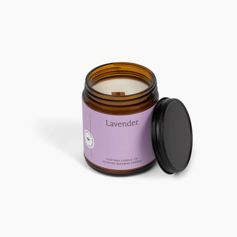 Fontana Candle Co. Lavender Jar Candle (9 oz Straight Sided Jar) (35 to 40 hours)