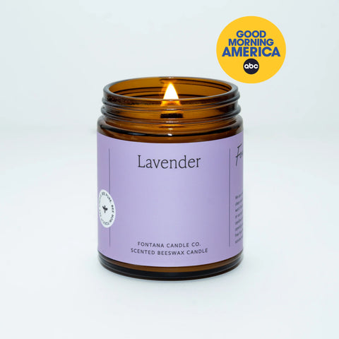 Fontana Candle Co. Lavender Jar Candle (9 oz Straight Sided Jar) (35 to 40 hours)