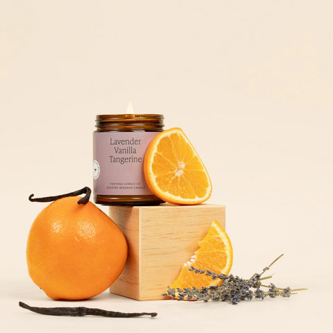 Fontana Candle Co. Lavender Vanilla Tangerine Jar Candle (9 oz Jar) (35 to 40 hours)