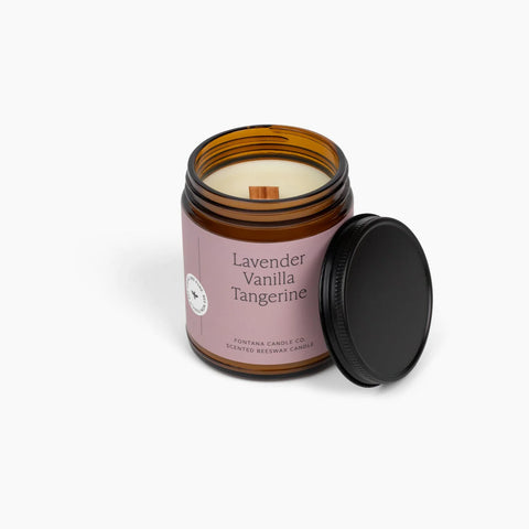 Fontana Candle Co. Lavender Vanilla Tangerine Jar Candle (9 oz Jar) (35 to 40 hours)