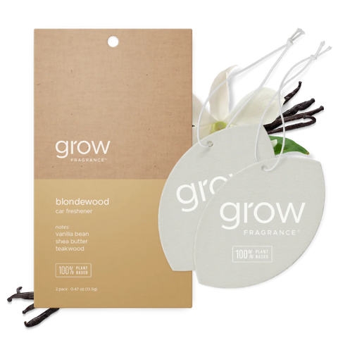 Grow Fragrance Blondewood Car Freshener