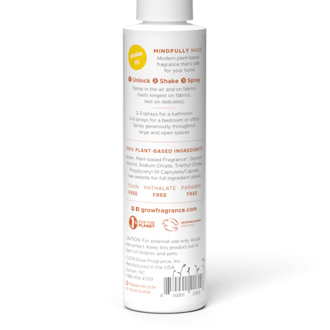 Grow Fragrance Ginger Pumpkin Air + Fabric Spray Air Freshener Goodie Vibes