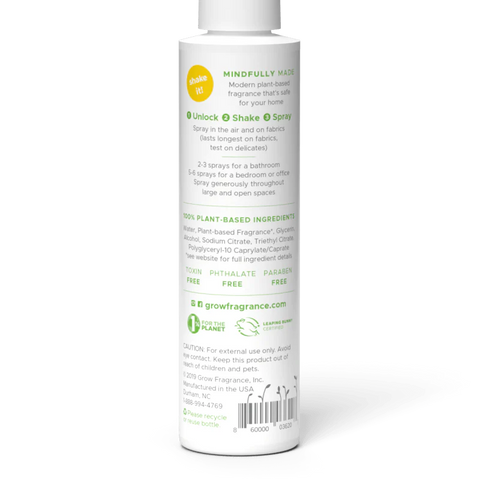 Grow Fragrance Bamboo Air + Fabric Spray
