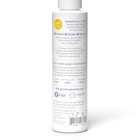 Grow Fragrance Lavender Blossom Air + Fabric Spray