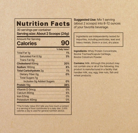 Heart and Soil Animal Based Protein Protein Powder Heart and Soil