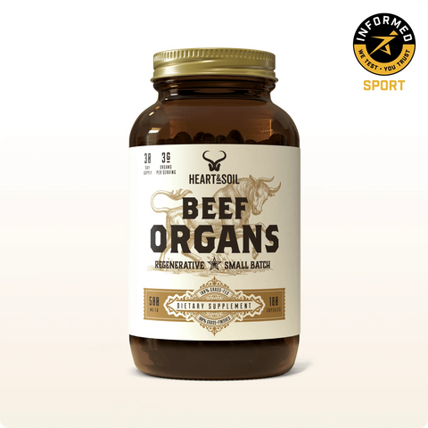 Heart and Soil Beef Organs Dietary Supplement Heart and Soil