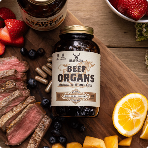Heart and Soil Beef Organs Dietary Supplement Heart and Soil