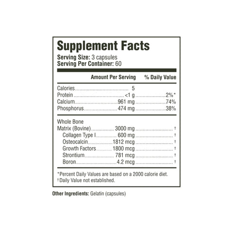 Heart and Soil Bone Matrix Dietary Supplement Heart and Soil