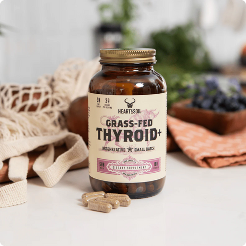 Heart and Soil Grass-Fed Thyroid+ Dietary Supplement Heart and Soil