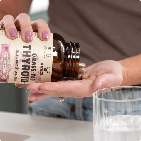 Heart and Soil Grass-Fed Thyroid+ Dietary Supplement Heart and Soil