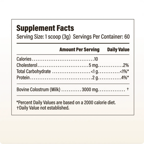 Heart and Soil Grass-Fed Colostrum (Glass Jar) (Powder) Dietary Supplement Heart and Soil