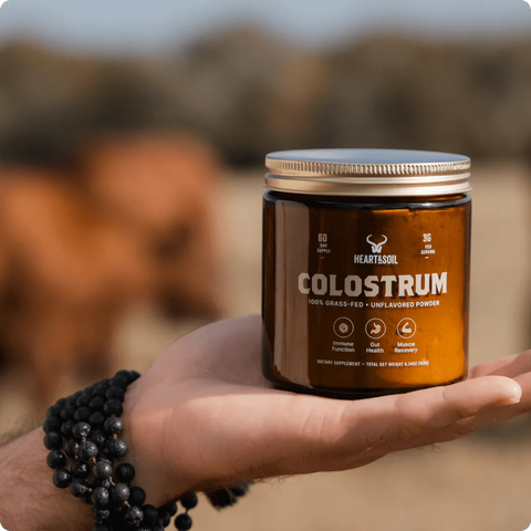 Heart and Soil Grass-Fed Colostrum (Glass Jar) (Powder) Dietary Supplement Heart and Soil