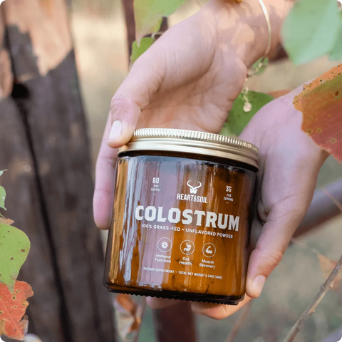 Heart and Soil Grass-Fed Colostrum (Glass Jar) (Powder) Dietary Supplement Heart and Soil