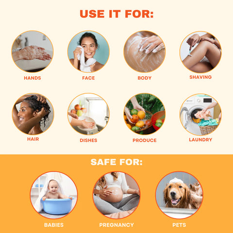 Health y Sol Tallow & Honey Liquid Soap - *Seasonal* Candy Cane Liquid Soap Health y Sol