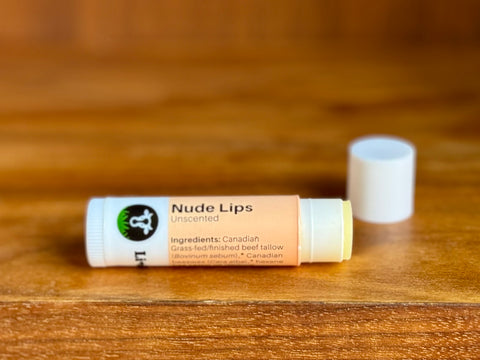 Lipidology Organic Nude Tallow Lip Balm 3 PACK 12.75 g Lip Balms & Treatments Lipidology