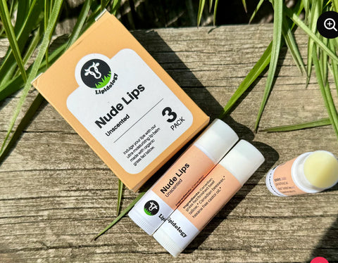 Lipidology Organic Nude Tallow Lip Balm 3 PACK 12.75 g Lip Balms & Treatments Lipidology