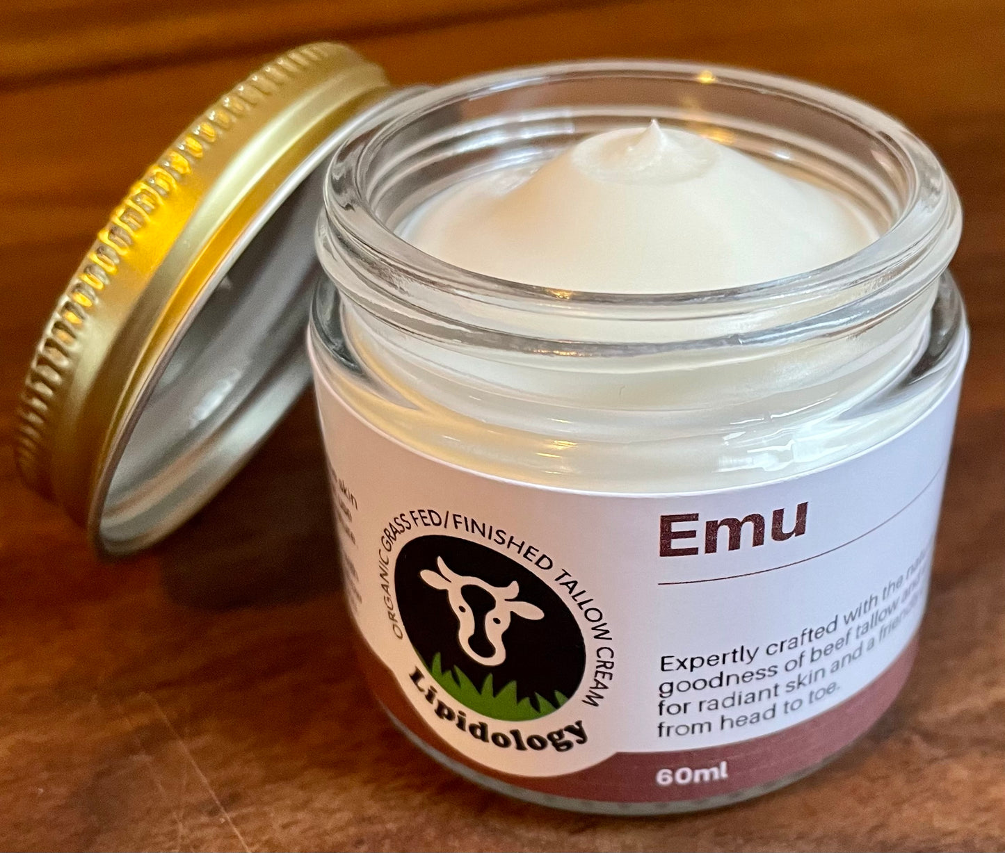 Emu-Tallow Face and Body Cream, Unscented, 60 ml (Free shipping on all Lipidology products)