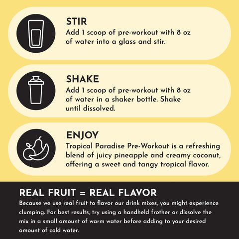 Just Ingredients Tropical Paradise Pre-Workout