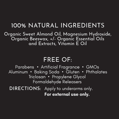 Just Ingredients Cedarwood Spice Deodorant