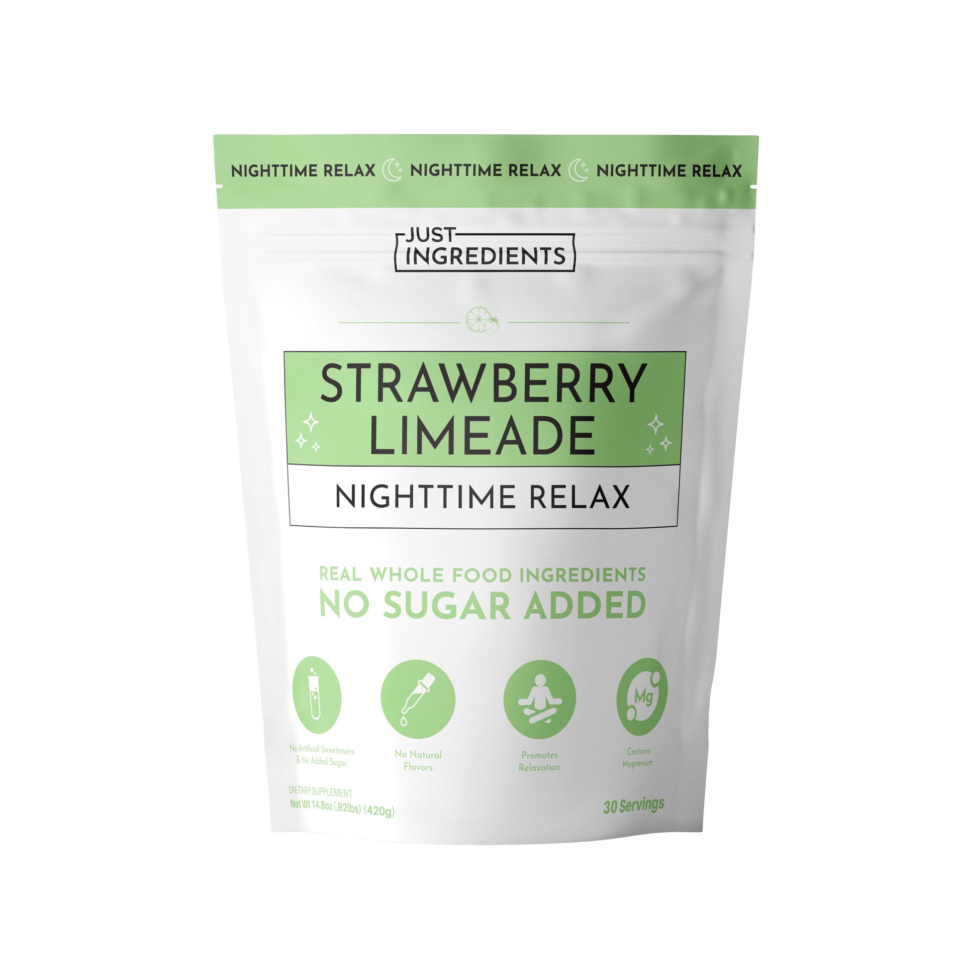 Just Ingredients Strawberry Limeade Nighttime Relax – Goodie Vibes