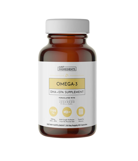 Just Ingredients Omega-3 Fish Oil Supplement Goodie Vibes