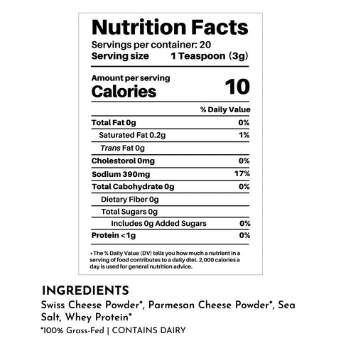 Just Ingredients Parmesan Cheese Popcorn Salt