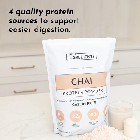 Just Ingredients Chai Protein Powder