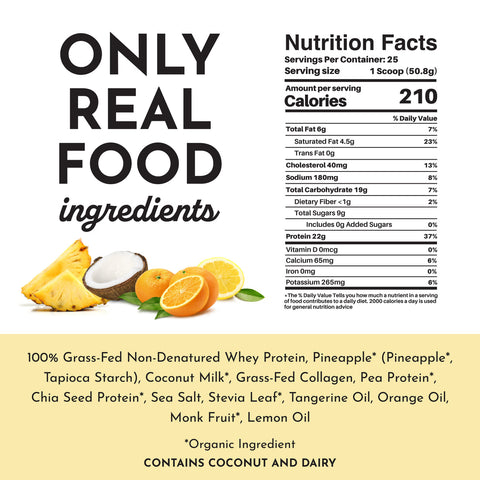 Just Ingredients Tropical Paradise Protein Powder Protein Powder Goodie Vibes