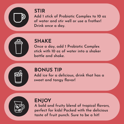 Just Ingredients Fruit Punch Probiotic (Kids)