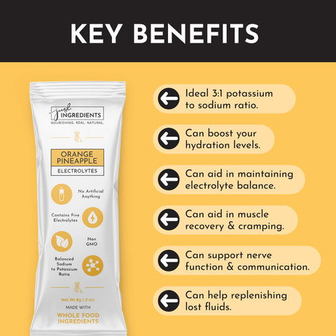 Just Ingredients Orange Pineapple Electrolytes Stick