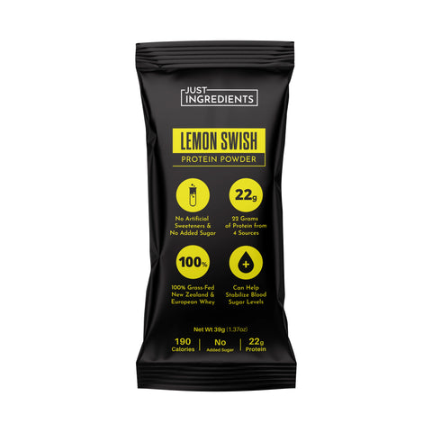 Just Ingredients Lemon Swish Protein Powder Stick