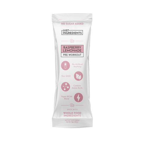 Just Ingredients Raspberry Lemonade Pre-Workout Stick