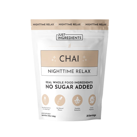 Just Ingredients Chai Nighttime Relax Supplement Just Ingredients