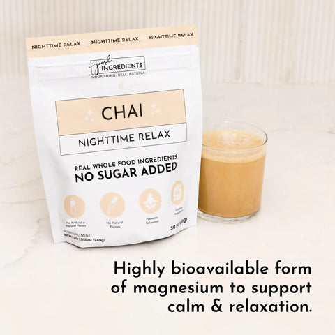 Just Ingredients Chai Nighttime Relax Supplement Just Ingredients