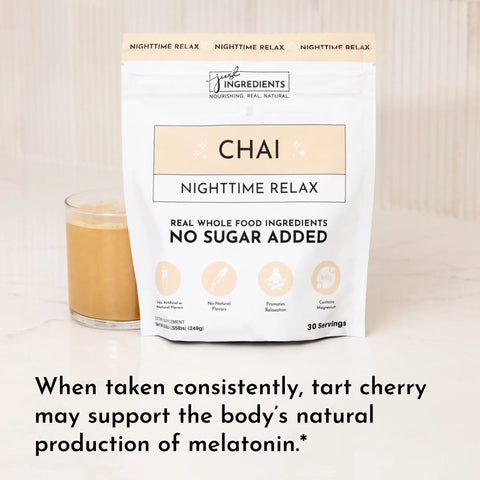 Just Ingredients Chai Nighttime Relax Supplement Just Ingredients