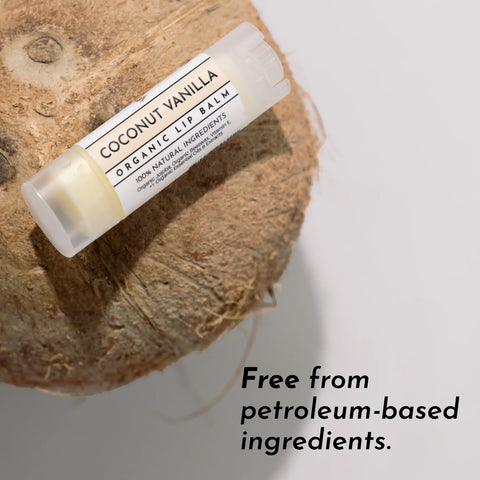 Just Ingredients Coconut Vanilla Organic Lip Balm Lip Balms Just Ingredients