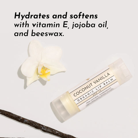 Just Ingredients Coconut Vanilla SPF 14 Lip Balm Lip Balms Just Ingredients