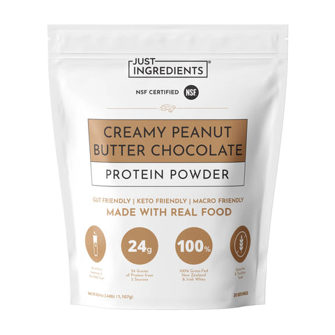 Just Ingredients Creamy Peanut Butter Chocolate Protein Powder Just Ingredients Protein Powder Just Ingredients