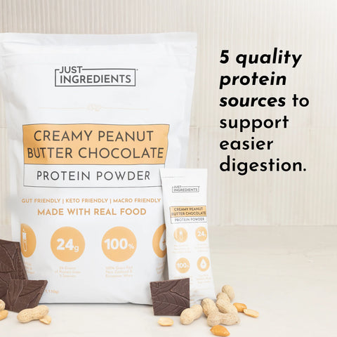 Just Ingredients Creamy Peanut Butter Chocolate Protein Powder Just Ingredients Protein Powder Just Ingredients