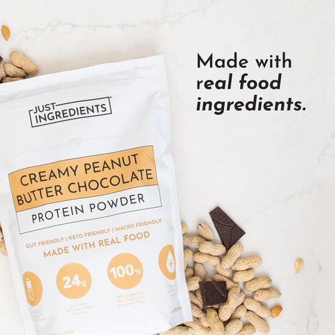 Just Ingredients Creamy Peanut Butter Chocolate Protein Powder Just Ingredients Protein Powder Just Ingredients