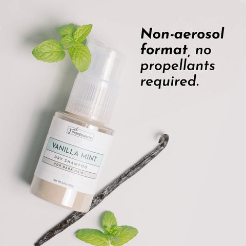 Just Ingredients Dry Shampoo (Dark) (Vanilla Mint) Shampoo Just Ingredients