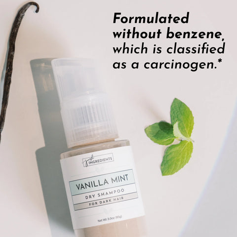 Just Ingredients Dry Shampoo (Dark) (Vanilla Mint) Shampoo Just Ingredients
